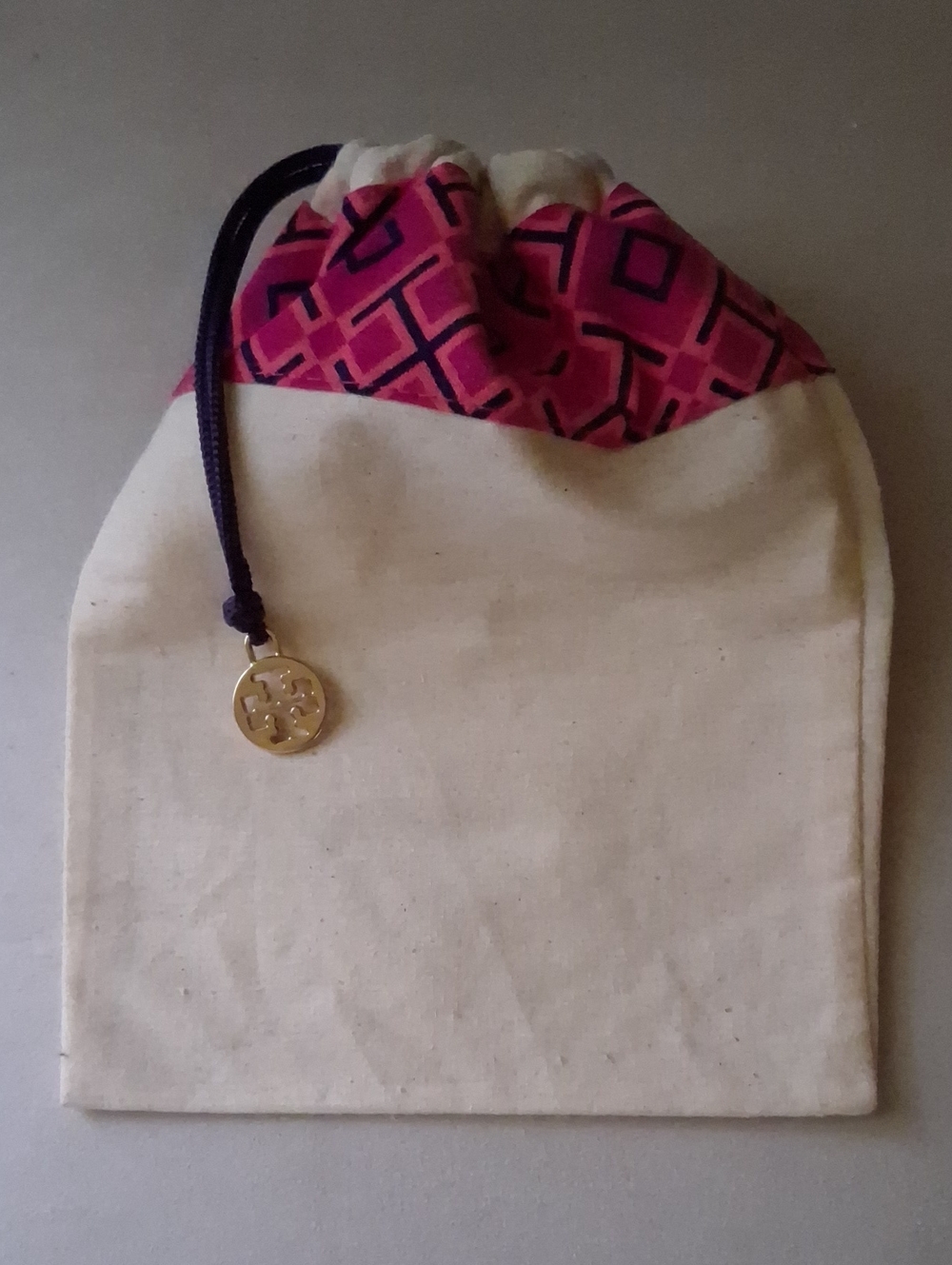 Tory Burch Canvas Drawstring Dust Bag